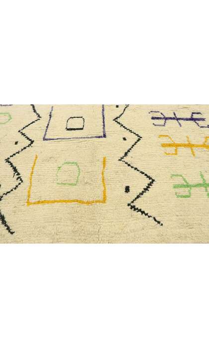 6 x 9 Vintage Moroccan Azilal Rug 20283 texture