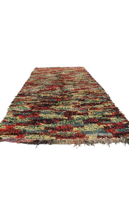5 x 9 Vintage Moroccan Rag Rug 20573