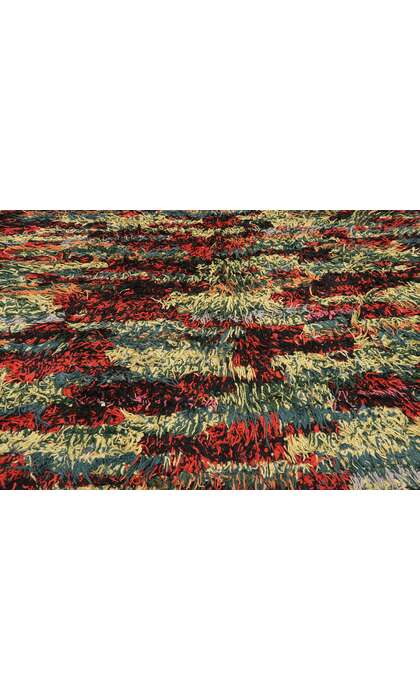 5 x 9 Vintage Moroccan Rag Rug 20573