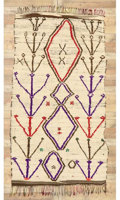 5 x 9 Vintage Moroccan Azilal Rug 20626