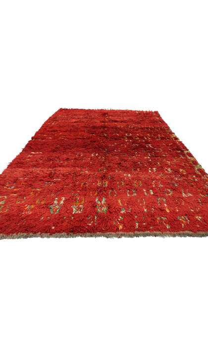 6 x 8 Vintage Red Beni MGuild Moroccan Rug 20636