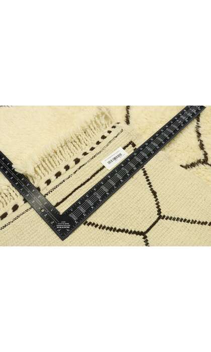 10 x 13 Organic Modern Beni Mrirt Moroccan Rug 20673