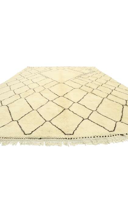 10 x 13 Organic Modern Beni Mrirt Moroccan Rug 20673