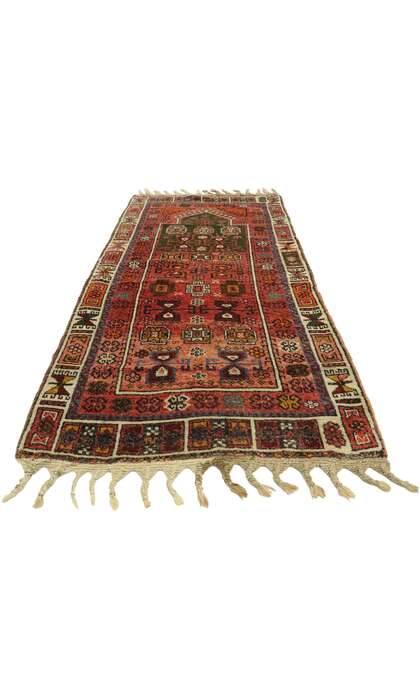 2 x 5 Vintage Turkish Oushak Rug 53038
