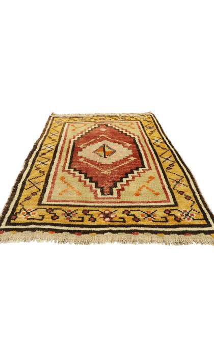 3 x 4 Vintage Oushak Rug 53040