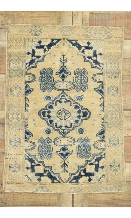 3 x 4 Vintage Oushak Rug 53041