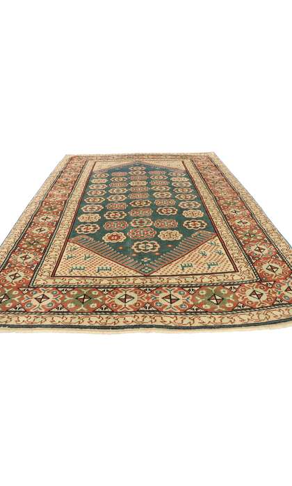 5 x 6 Antique Turkish Oushak Rug 53042