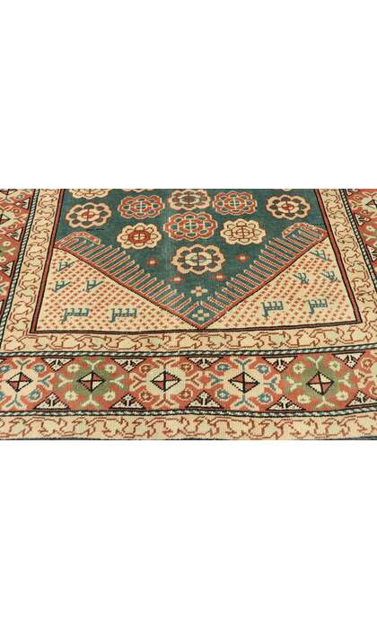 5 x 6 Antique Turkish Oushak Rug 53042
