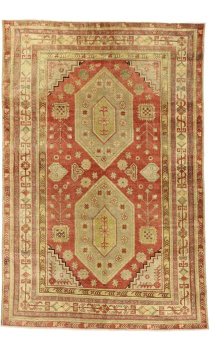5 x 8 Vintage Oushak Rug 53044