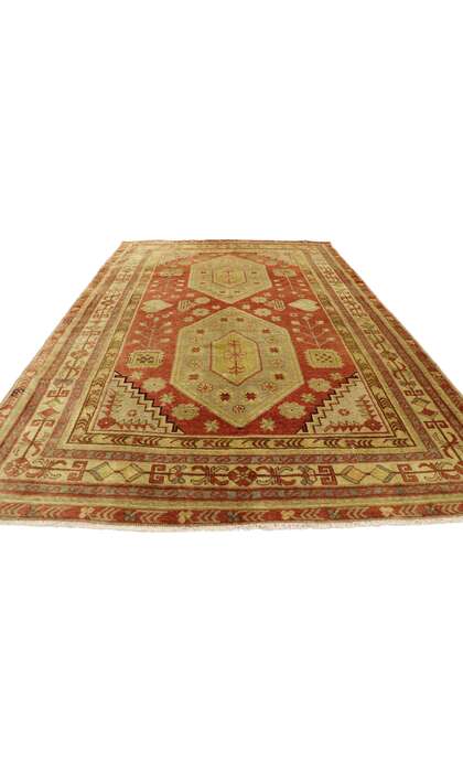 5 x 8 Vintage Oushak Rug 53044
