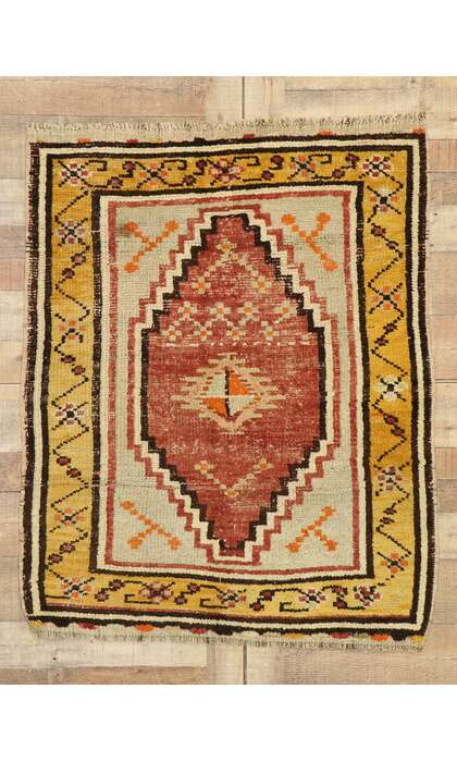 4 x 4 Vintage Turkish Oushak 53045