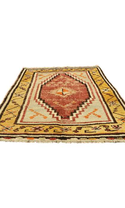 4 x 4 Vintage Turkish Oushak 53045