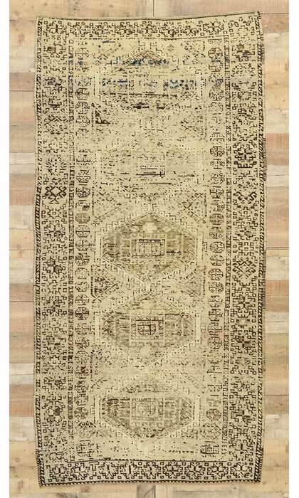 4 x 8 Vintage Persian Shiraz Rug 53048