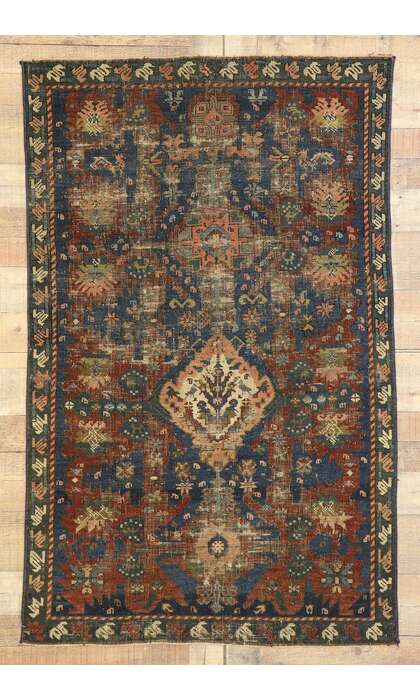 3 x 5 Vintage Turkish Oushak Rug 53050