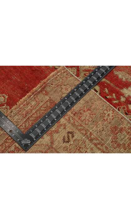 4 x 6 Vintage Turkish Oushak Rug 53052