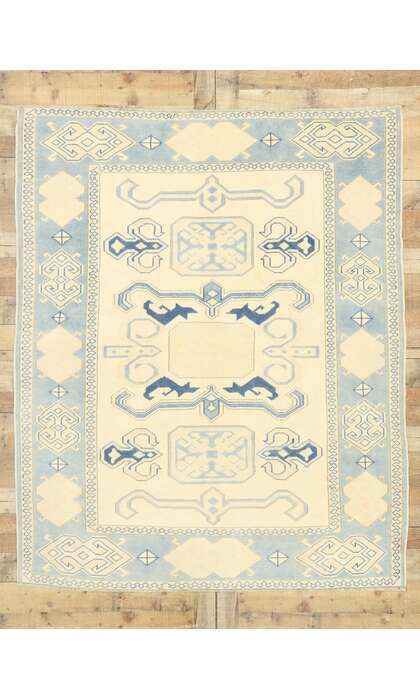 6 x 7 Vintage Oushak Rug 53053