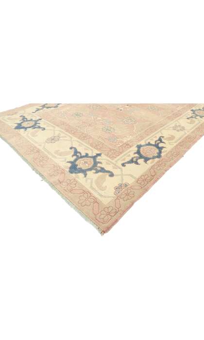 6 x 8 Vintage Turkish Oushak Rug 53055