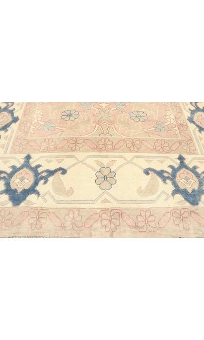 6 x 8 Vintage Turkish Oushak Rug 53055