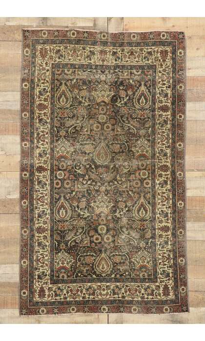 4 x 6 Antique Turkish Sivas Rug 53065