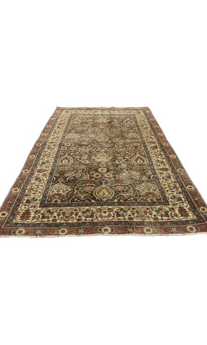 4 x 6 Antique Turkish Sivas Rug 53065
