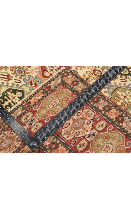 6 x 7 Vintage Turkish Oushak Rug 53070