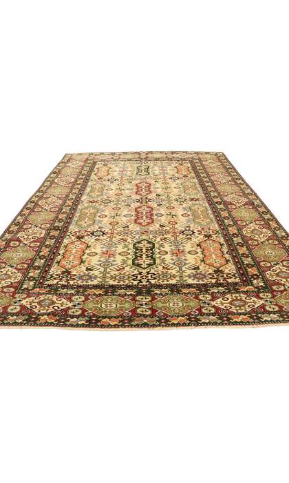 6 x 7 Vintage Turkish Oushak Rug 53070