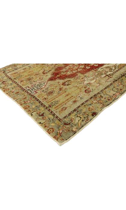 4 x 7 Vintage Turkish Oushak Rug 53071