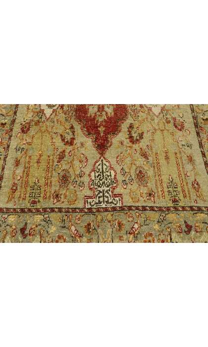 4 x 7 Vintage Turkish Oushak Rug 53071