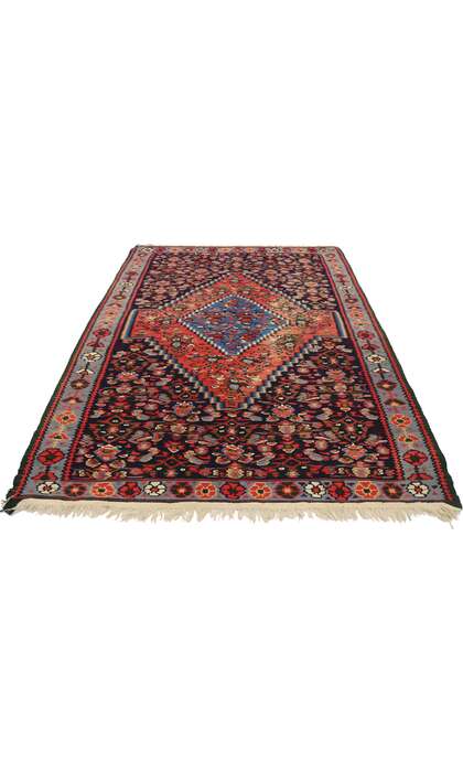 4 x 4 Vintage Bijar Rug 70215