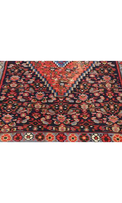 4 x 4 Vintage Bijar Rug 70215