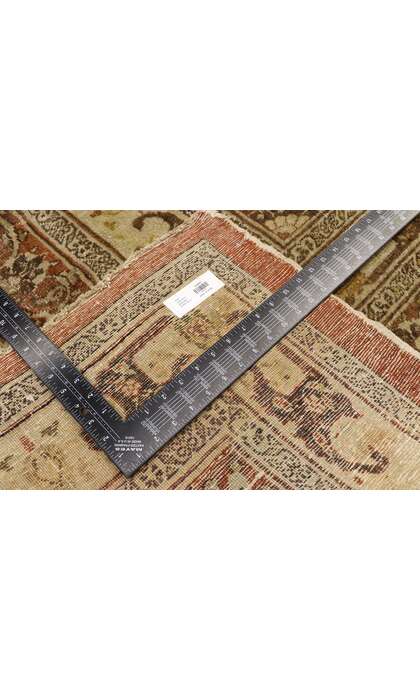 13 x 17 Antique Persian Tabriz Rug 74321