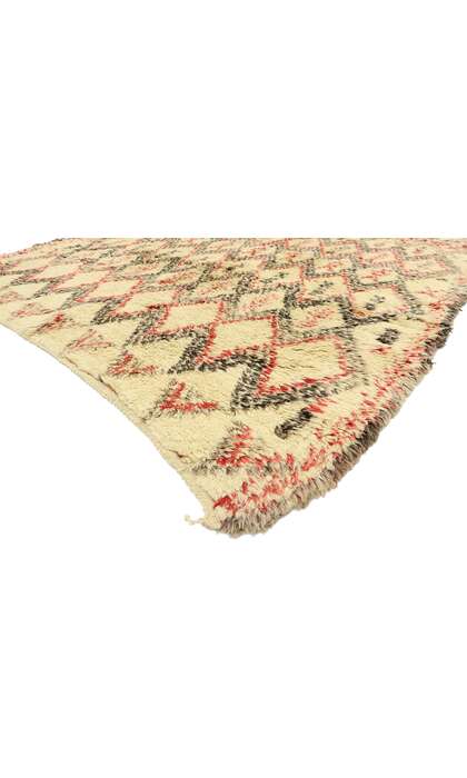 7 x 11 Vintage Beni Ourain Moroccan Rug 74509
