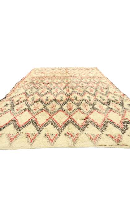 7 x 11 Vintage Beni Ourain Moroccan Rug 74509