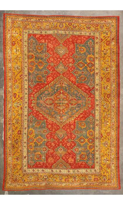 13 x 19 Antique Turkish Smyrna Rug 74864