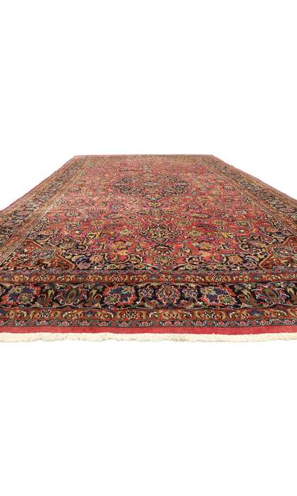 9 x 16 Vintage Persian Mashhad Rug 75202