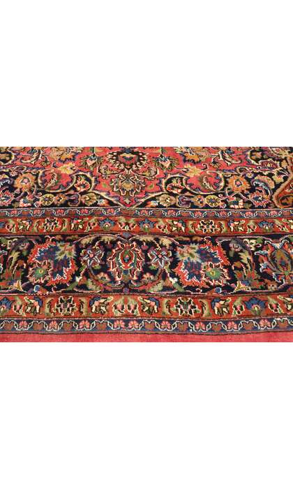 9 x 16 Vintage Persian Mashhad Rug 75202