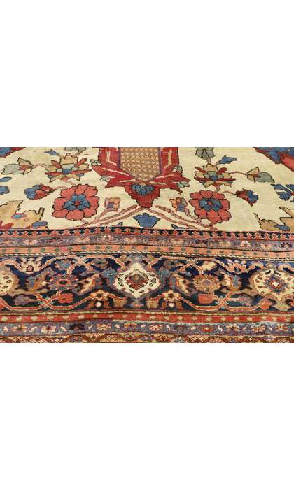 14 x 20 Antique Persian Ziegler Mahal Rug 75660
