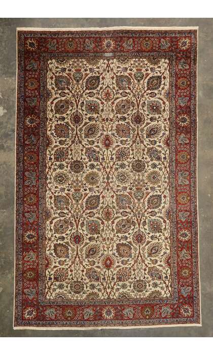 10 x 16 Vintage Persian Tabriz Rug 76409