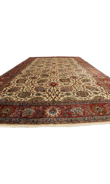 10 x 16 Vintage Persian Tabriz Rug 76409