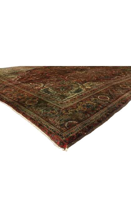10 x 13 Vintage Persian Heriz Rug 76536