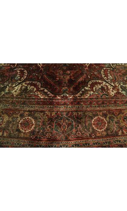 10 x 13 Vintage Persian Heriz Rug 76536