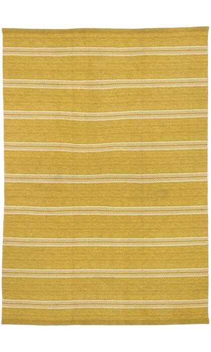 5 x 8 Vintage Gold Swedish Rollakan Rug 76644