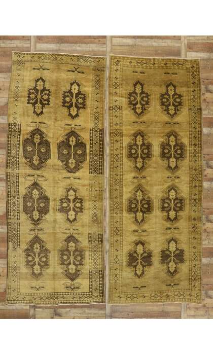 5 x 13 Vintage Oushak Rug 50512