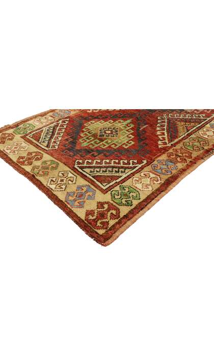4 x 7 Vintage Turkish Oushak Rug 53056