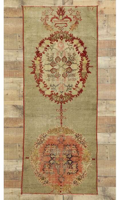3 x 6 Vintage Turkish Sivas Rug 53061