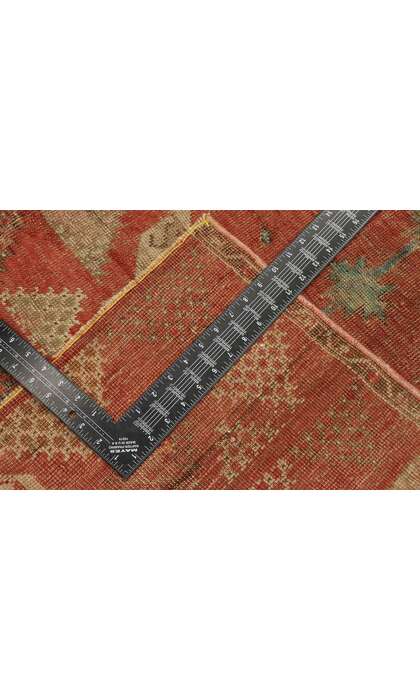 3 x 4 Vintage Turkish Oushak Prayer Rug 53076