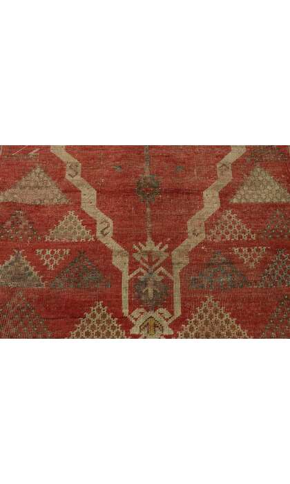 3 x 4 Vintage Turkish Oushak Prayer Rug 53076