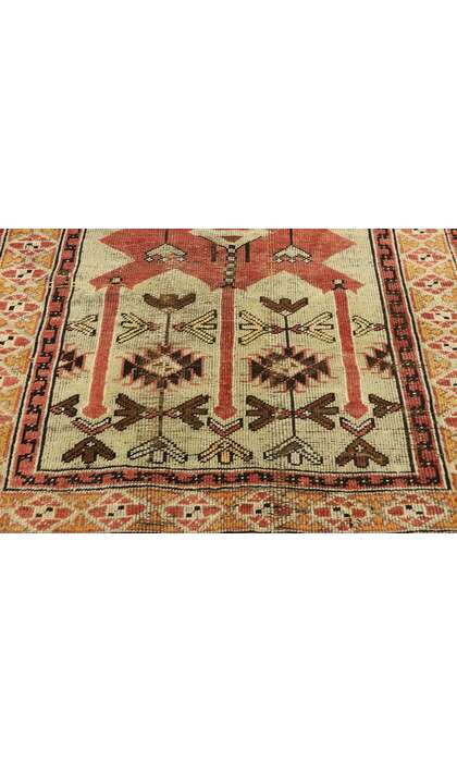 4 x 6 Vintage Turkish Oushak Rug 53077