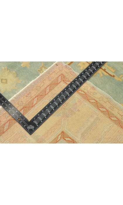 6 x 8 Vintage Turkish Oushak Rug 53080