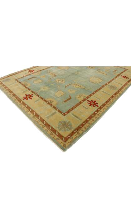 6 x 8 Vintage Turkish Oushak Rug 53080